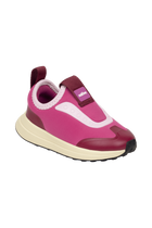 Bottom view of a Native Shoes Kids Robbie Dash Kids | Smbpnk/Tapoffwht/Jfyblk Footwear in Smbpnk/Tapoffwht/Jfyblk