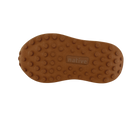 Bottom view of a Native Shoes Kids Robbie Dash Kids | Bone White / Tapioca Off White / Hazel Brown Footwear in Bone White / Tapioca Off White / Hazel Brown