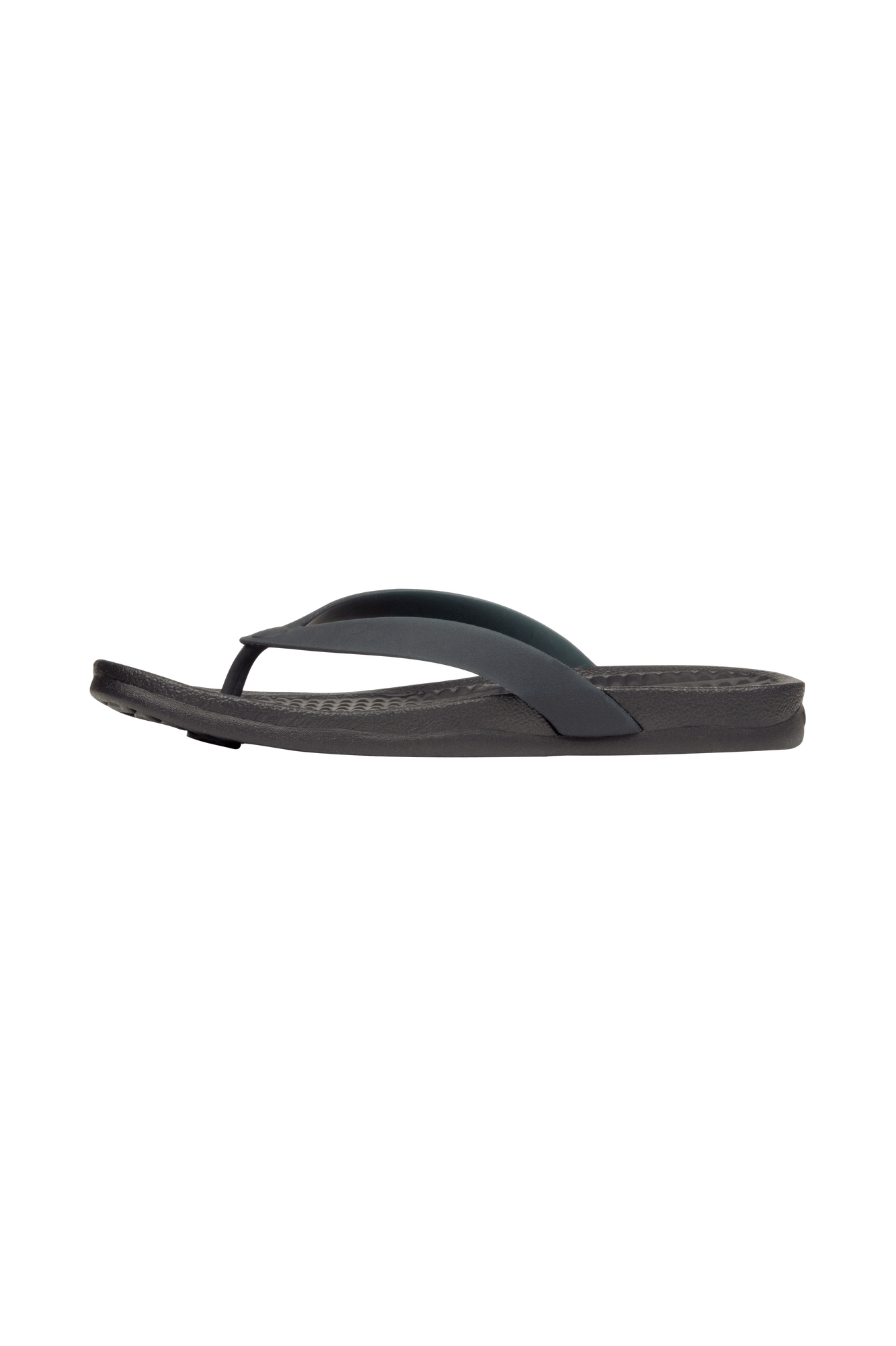 Angled view of a Native Shoes Paolo Wanderfoam | Jiffy Black / Jiffy Black Footwear in Jiffy Black / Jiffy Black