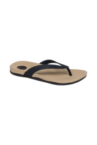 Bottom view of a Native Shoes Paolo Wanderfoam | Flax Tan / Jiffy Black Footwear in Flax Tan / Jiffy Black