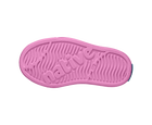 Bottom view of a Native Shoes Kids Jefferson Juniper Metallic Bk Kids | Malibu Pink Metallic / Malibu Pink Footwear in Malibu Pink Metallic / Malibu Pink