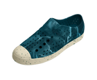 Angled view of a Native Shoes Jefferson Wanderfoam Blm Print | Oasis Blue / Bone White Speckle / Dark Water Footwear in Oasis Blue / Bone White Speckle / Dark Water