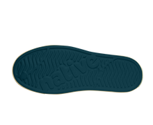 Bottom view of a Native Shoes Jefferson Wanderfoam Blm Print | Oasis Blue / Bone White Speckle / Dark Water Footwear in Oasis Blue / Bone White Speckle / Dark Water