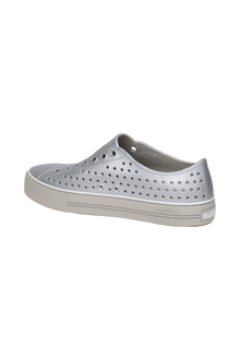 Bottom view of a Native Shoes Jefferson Arc Wf Metallic | Slkgrymtllc/Slkgry Footwear in Slkgrymtllc/Slkgry