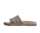 Side view of a Native Shoes Adults Spencer Lx Wanderfoam Print Footwear in Chameleon Pink / Chameleon Pink / Leopard