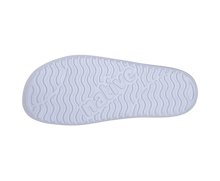 Bottom view of a Native Shoes Spencer Lx Wanderfoam Metallic | Skyway Blue Metallic / Harbor Blue Footwear in Skyway Blue Metallic / Harbor Blue