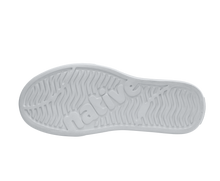Bottom view of a Native Shoes Miles Wanderfoam Print | Jiffy Black / Shell White / Summer Fun Footwear in Jiffy Black / Shell White / Summer Fun