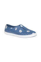 Bottom view of a Native Shoes Jericho Wanderfoam Print | Oasisbl/Shlwht/Daisyaop Footwear in Oasisbl/Shlwht/Daisyaop