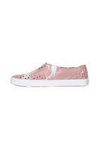 Angled view of a Native Shoes Miller Wanderfoam Marbled | Cayshlmarble/Shlwht Footwear in Cayshlmarble/Shlwht