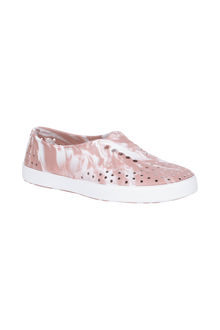 Bottom view of a Native Shoes Miller Wanderfoam Marbled | Cayshlmarble/Shlwht Footwear in Cayshlmarble/Shlwht