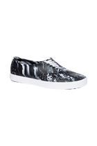 Bottom view of a Native Shoes Miller Wanderfoam Marbled | Jfyshlmarble/Shlwht Footwear in Jfyshlmarble/Shlwht