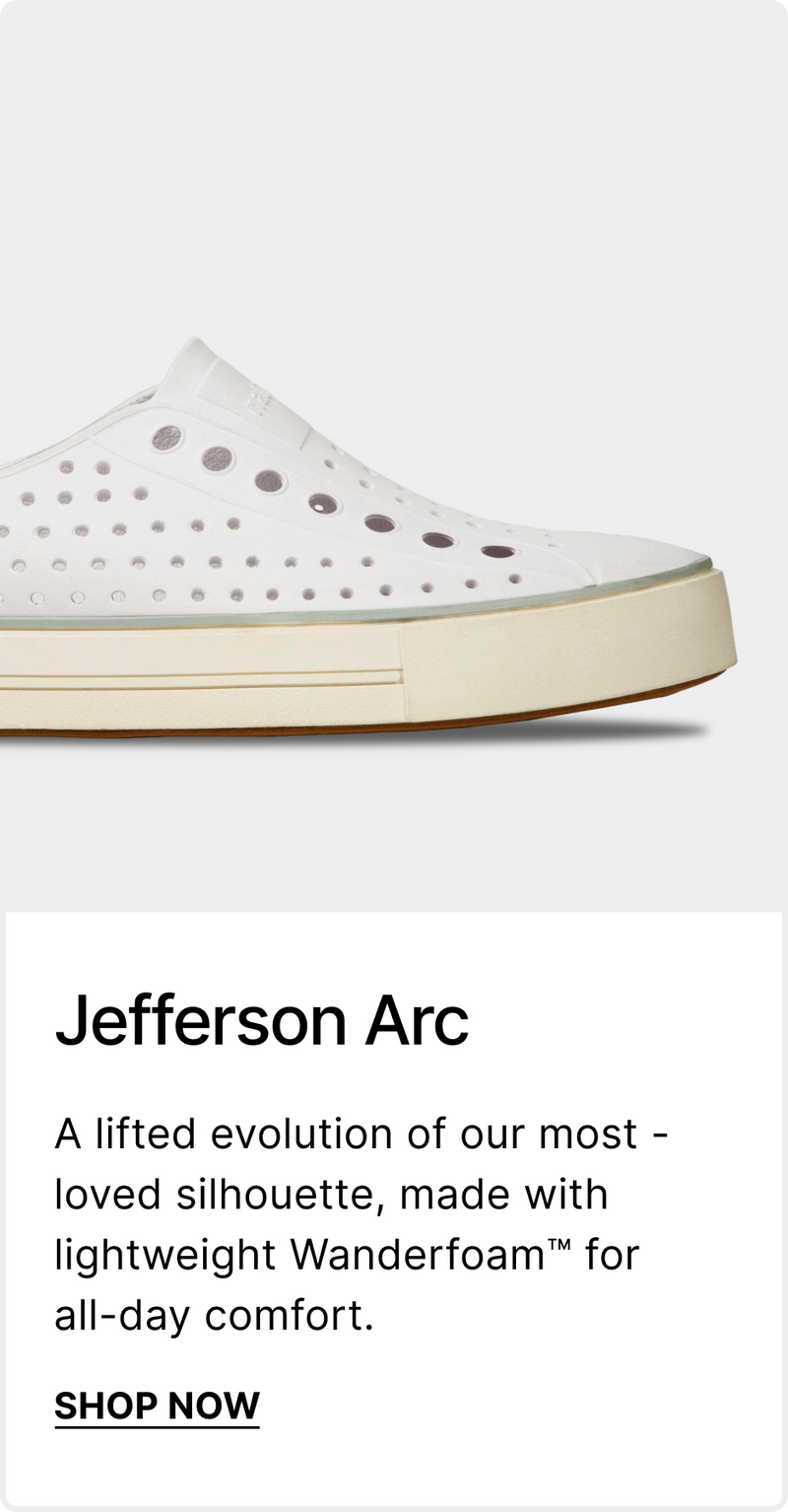 Jefferson Arc - A lifted evolution of our most-loved silhouette, made with lightweight Wanderfoam™ for all-day comfort. - SHOP NOW