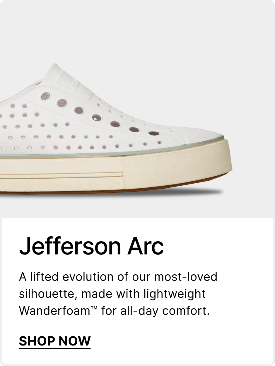 Jefferson Arc - A lifted evolution of our most-loved silhouette, made with lightweight Wanderfoam™ for all-day comfort. - SHOP NOW