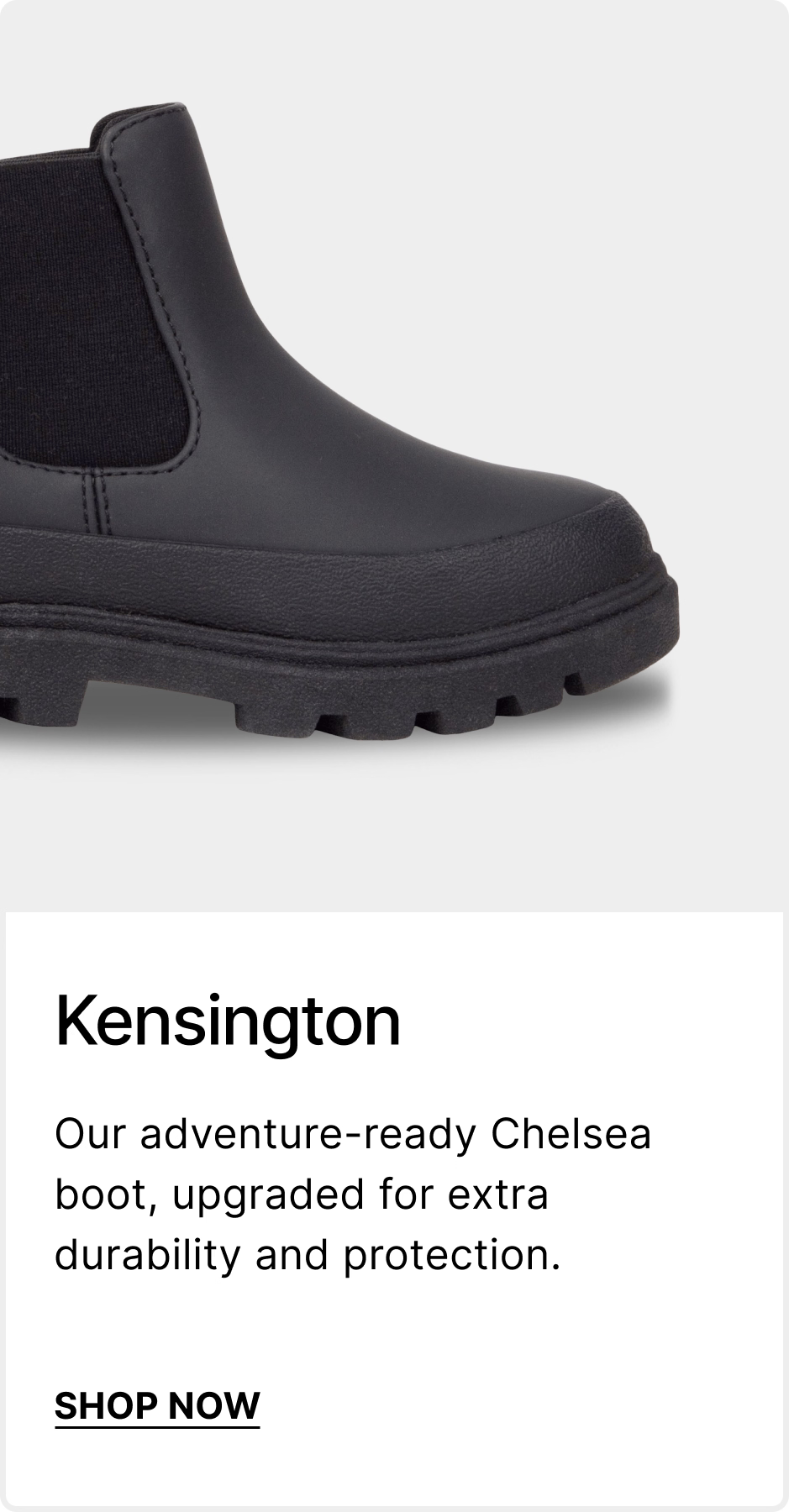 Kensington - Our adventure-ready Chelsea boot, upgraded for extra durability and protection. - SHOP NOW