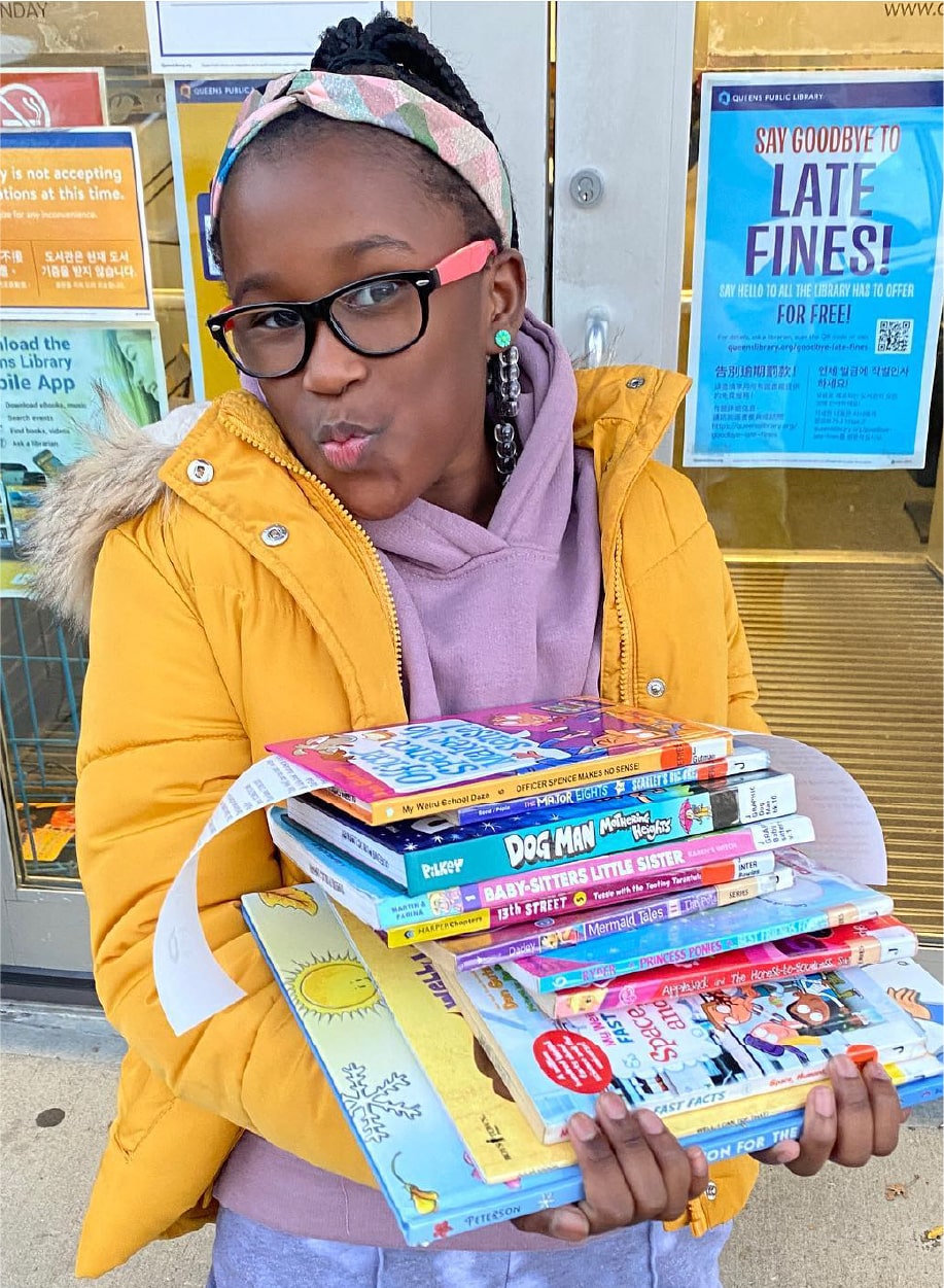 Morgan Grace Holding Books