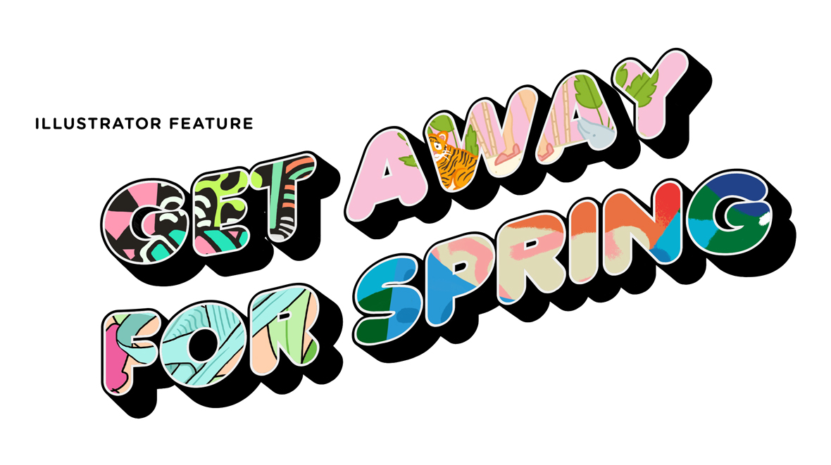 Illustrator Feature: GET AWAY FOR SPRING