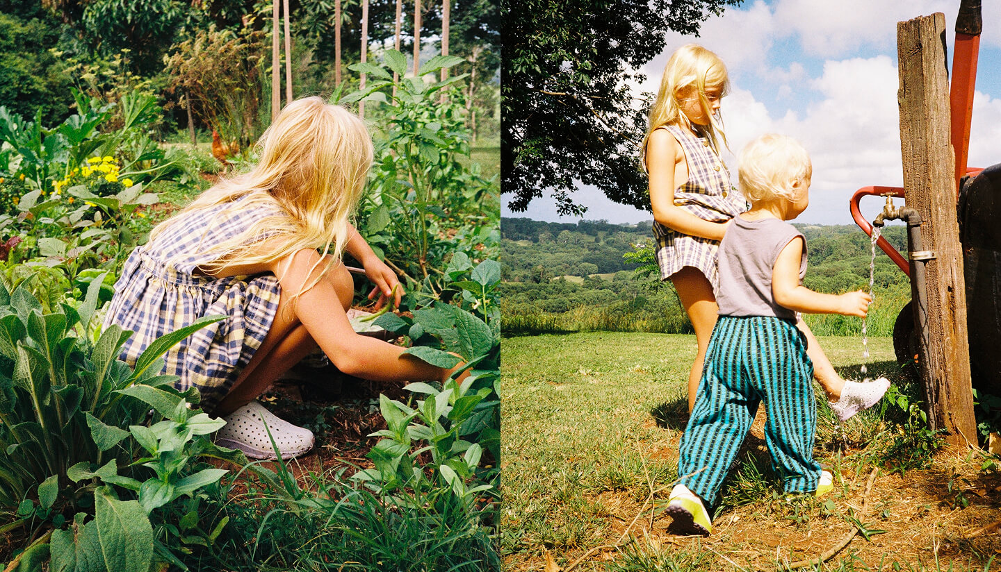 Children playing in the Garden 
