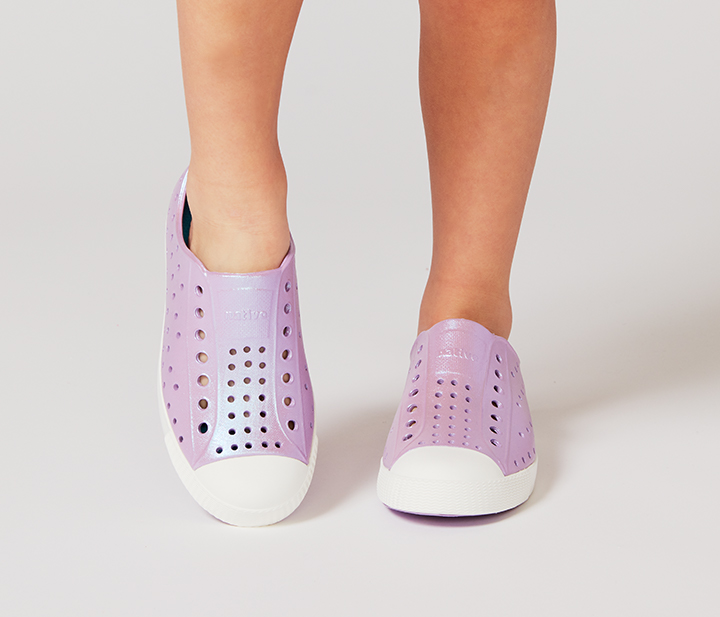 purple native shoes